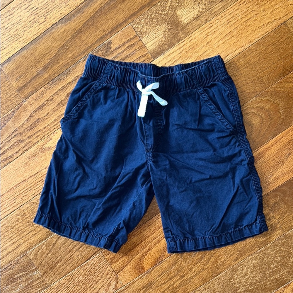 Boys Gymboree Navy Blue Pull On Shorts Size 5T